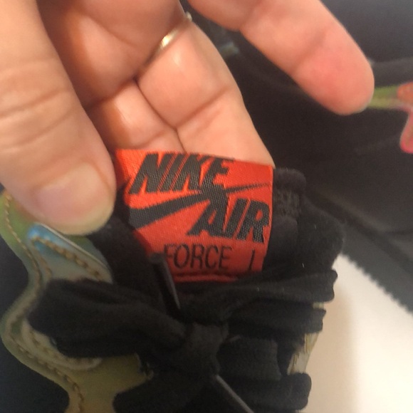 Nike Air Force 1 React CN9838 Iridescent Glow Men’s Size 8 - Picture 6 of 16